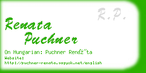 renata puchner business card